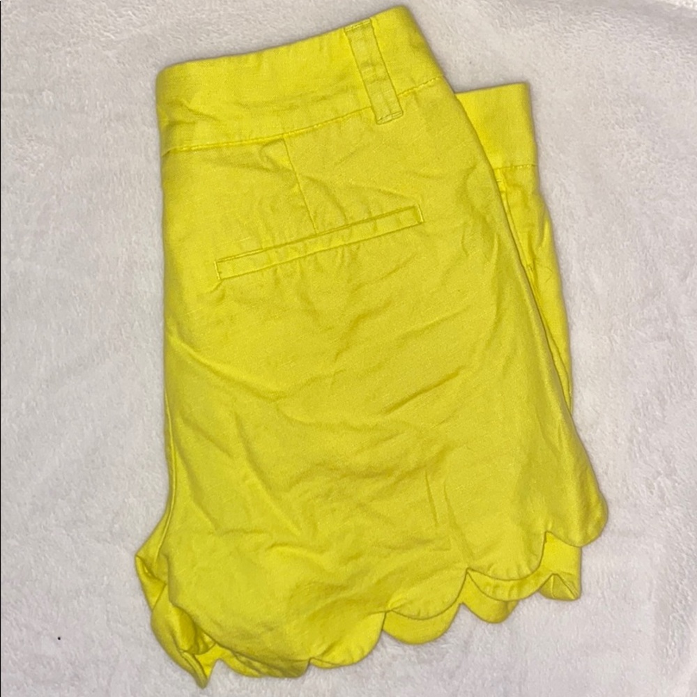 J. Crew Scalloped Hem Shorts